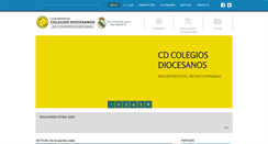 Desktop Screenshot of cdcolegiosdiocesanos.com